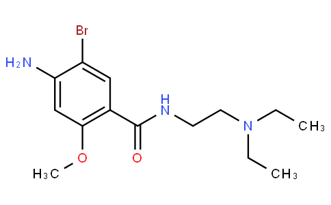 4-amino-5-bromo-N-[2-(diethylamino)ethyl]-2-methoxybenzamide