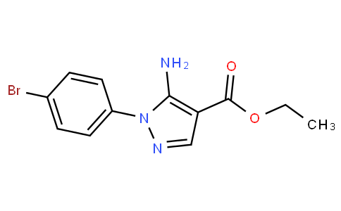 5-氨基-1-(4-溴-苯基)-1H-吡唑-4-羧酸乙基酯