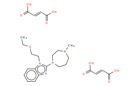 1-(2-乙氧基乙基)-2-(4-甲基-1-哌嗪基)苯并咪唑富馬酸鹽