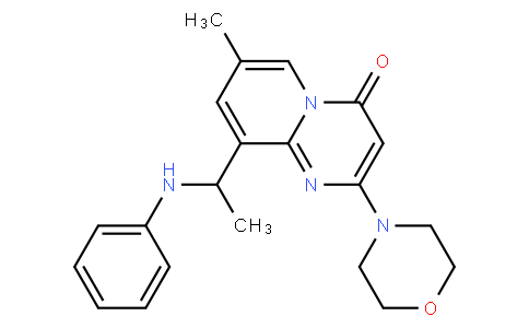 9-(1-anilinoethyl)-7-methyl-2-morpholin-4-ylpyrido[1,2-a]pyrimidin-4-one