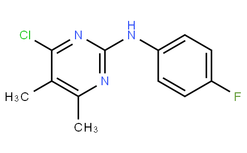 4-氯-2-(4-氟苯胺基)-5,6-二甲基嘧啶