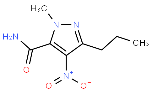 1-甲基-4-硝基-3-丙基-(1H)-吡唑-5-甲酰胺