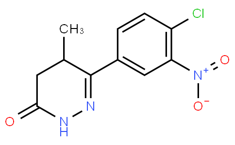 6-(4-Chloro-3-nitrophenyl)-5-methyl-4,5-dihydro-3(2H)-pyridazinone