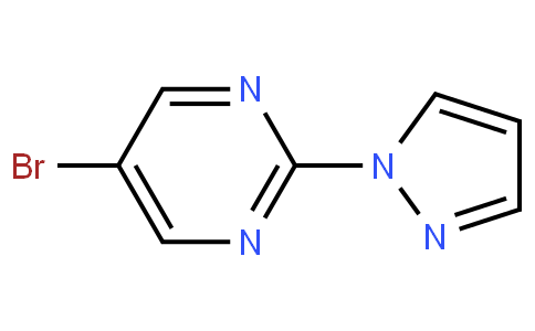 5-Bromo-2-pyrazol-1-yl-pyrimidine