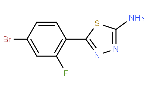 5-(4-Bromo-2-fluorophenyl)-1,3,4-thiadiazol-2-amine