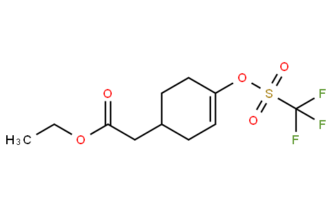 4-((ethoxycarbonyl)methyl)cyclohex-1-enyl trifluoromethanesulfonate