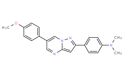 (4-[6-(4-METHOXY-PHENYL)-PYRAZOLO[1,5-A]PYRIMIDIN-2-YL]-PHENYL)-DIMETHYL-AMINE