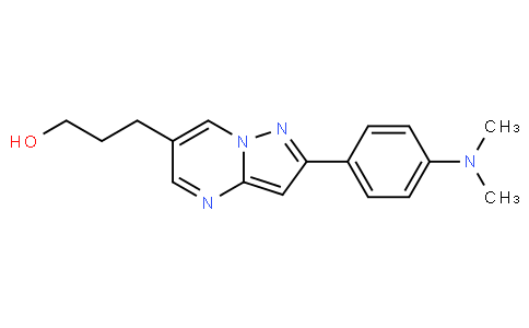 3-[2-(4-DIMETHYLAMINO-PHENYL)-PYRAZOLO[1,5-A]PYRIMIDIN-6-YL]-PROPAN-1-OL
