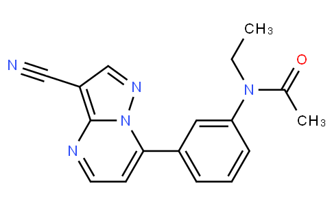 N-(3-(3-cyanopyrazolo[1,5-a]pyrimidin-7-yl)phenyl)-N-ethylacetamide