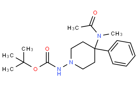 TERT-BUTYL 4-[ACETYL(METHYL)AMINO]-4-PHENYLPIPERIDINE-1-CARBAMATE