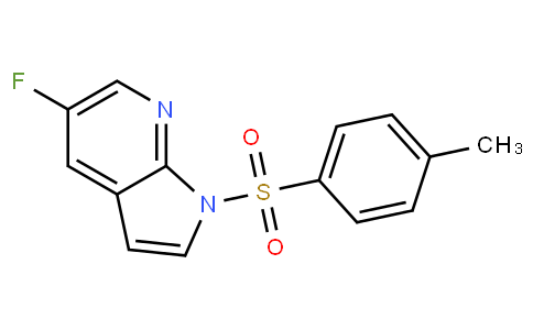 1H-PYRROLO[2,3-B]PYRIDINE, 5-FLUORO-1-[(4-METHYLPHENYL)SULFONYL]-