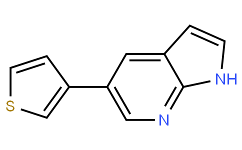 1H-PYRROLO[2,3-B]PYRIDINE, 5-(3-THIENYL)-