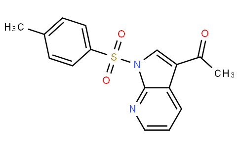 ETHANONE, 1-[1-[(4-METHYLPHENYL)SULFONYL]-1H-PYRROLO[2,3-B]PYRIDIN-3-YL]-