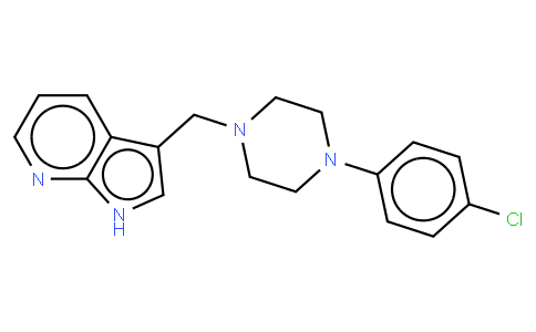 3-(4-[4-CHLOROPHENYL]PIPERAZIN-1-YL)-METHYL-1H-PYRROLO[2,3-B]PYRIDINE TRIHYDROCHLORIDE