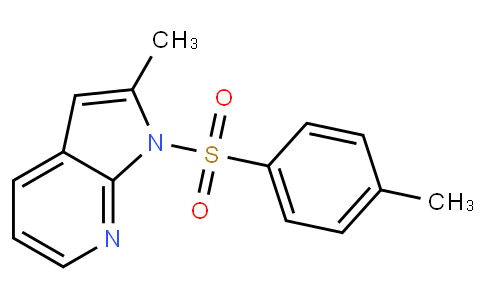 1H-PYRROLO[2,3-B]PYRIDINE, 2-METHYL-1-[(4-METHYLPHENYL)SULFONYL]-
