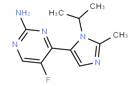 5-FLUORO-4-(3-ISOPROPYL-2-METHYL-3H-IMIDAZOL-4-YL)-PYRIMIDIN-2-YLAMINE