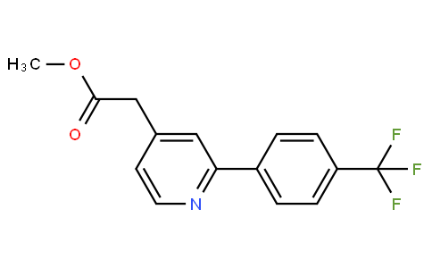 METHYL 2-(2-(4-(TRIFLUOROMETHYL)PHENYL)PYRIDIN-4-YL)ACETATE