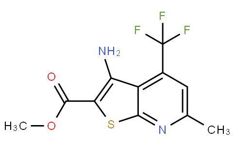 3-AMINO-6-METHYL-4-TRIFLUOROMETHYL-THIENO[2,3-B]PYRIDINE-2-CARBOXYLIC ACID METHYL ESTER