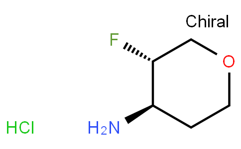 (3S,4R)-3-fluoro-tetrahydro-2H-pyran-4-amine hydrochloride