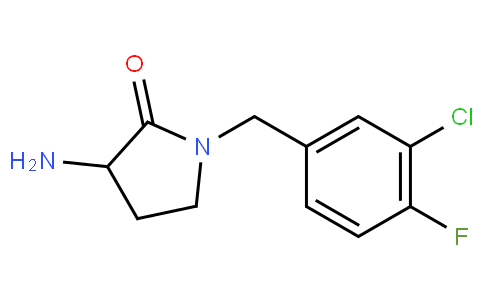 3-AMINO-1-(3-CHLORO-4-FLUORO-BENZYL)-PYRROLIDIN-2-ONE