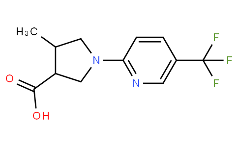 4-METHYL-1-(5-TRIFLUOROMETHYL-PYRIDIN-2-YL)-PYRROLIDINE-3-CARBOXYLIC ACID