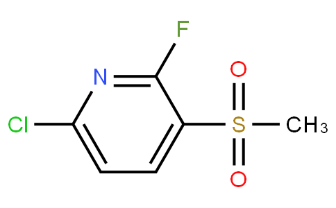 6-CHLORO-2-FLUORO-3-METHANESULFONYL-PYRIDINE