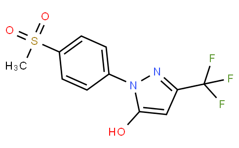 2-(4-METHANESULFONYL-PHENYL)-5-TRIFLUOROMETHYL-2H-PYRAZOL-3-OL