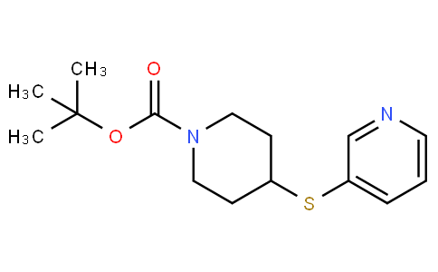 4-(Pyridin-3-ylsulfanyl)-piperidine-1-carboxylic acid tert-butyl ester