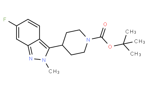 tert-butyl 4-(6-fluoro-2-methyl-2H-indazol-3-yl)piperidine-1-carboxylate