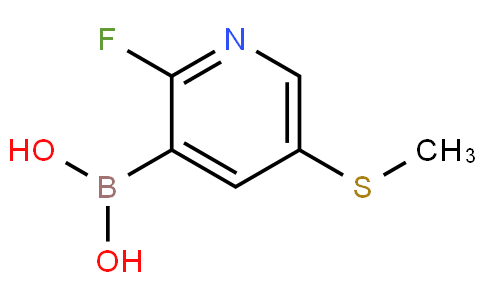 [2-Fluoro-5-(methylsulfanyl)pyridin-3-yl]boronic acid