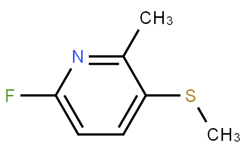6-Fluoro-2-methyl-3-(methylthio)pyridine
