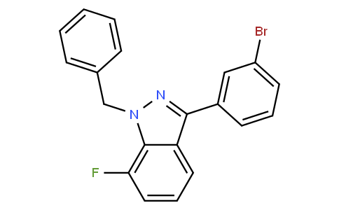 1-Benzyl-7-fluoro-3-(3-bromophenyl)-1H-indazole