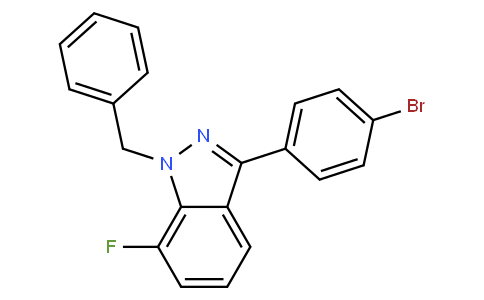 1-Benzyl-7-fluoro-3-(4-bromophenyl)-1H-indazole